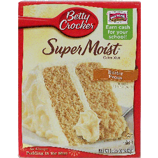 Betty Crocker Super Moist butter pecan cake mix 15.25oz