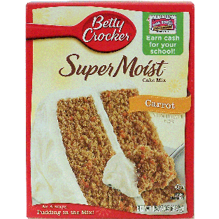 Betty Crocker Super Moist carrot cake mix 15.25oz