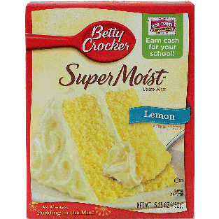Betty Crocker Super Moist lemon cake mix 15.25oz