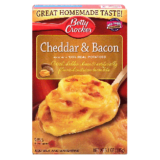 Betty Crocker  cheddar & bacon potatoes 5.1oz