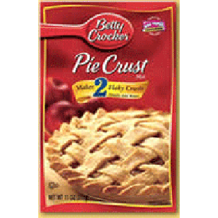 Betty Crocker  pie crust mix makes 2 flaky crusts 11oz
