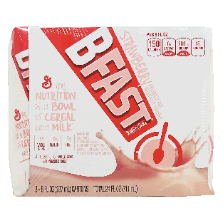 BFast  strawberry flavored breakfast shake, 8-fl. oz., drink boxes 3pk