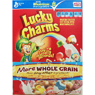 General Mills Lucky Charms frosted toasted oat cereal with marsh20.5oz