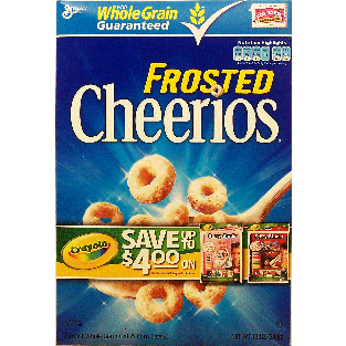 General Mills Frosted Cherrios frosted whole grain oat & corn cere12oz