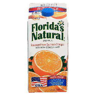 Florida's Natural Premium 100% premium orange juice with pulp, 59fl oz