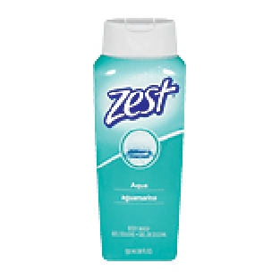 Zest Zestfully Clean body wash, aqua with vitamin e  18fl oz
