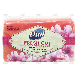 Dial Fresh Cut triple refined bar soap, blossoms, premium fragrance 8oz