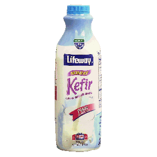 Lifeway Kefir  probiotic, nonfat kefir, cultured nonfat milk sm32fl oz