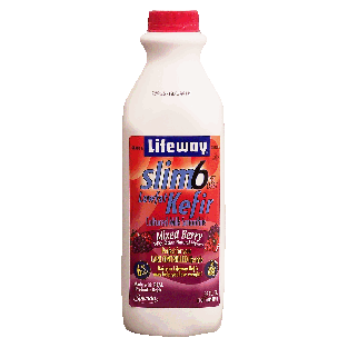 Lifeway Kefir slim6 lowfat cultured milk smoothie, mixed berry 32fl oz