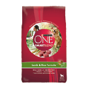 Purina One Total Nutrition Dog Food Adult Total Nutrition Lamb & Ri8lb