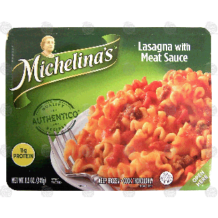 Michelina's  lasagna with meat sauce 8.5-oz