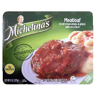 Michelina's  meatloaf and gravy with mashed potatoes 8-oz