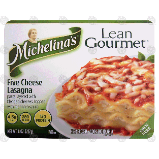 Michelina's Lean Gourmet five cheese lasagna 8-oz