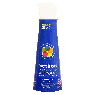 Method  8x laundry detergent, for all washers, fresh air scent,20fl oz