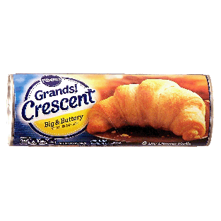 Pillsbury Grands! big & buttery crescents, 8 big dinner rolls 12oz