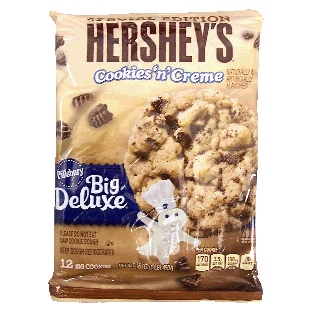 Pillsbury Big Deluxe hershey's; cookies'n'creme cookie dough, make16oz