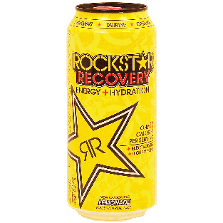 Rockstar Recovery lemonade flavor energy + hydration, 10 calori16fl oz