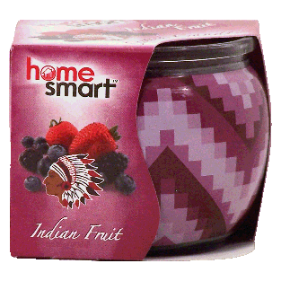 Home Smart  scented candle, indian fruit 3oz