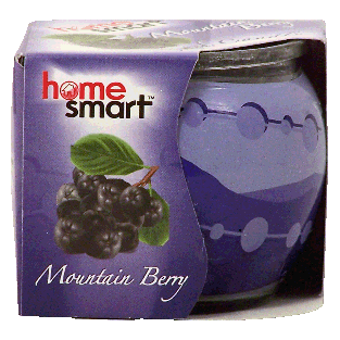 Home Smart  scented candle, mountain berry 3oz
