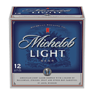 Michelob Light Beer 12 Oz 12pk