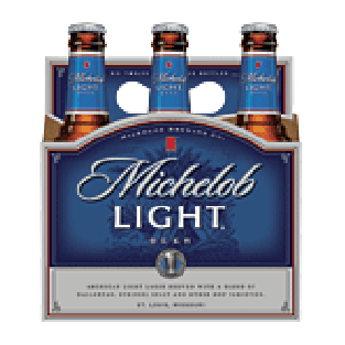 Michelob Light Beer 12 Oz 6pk