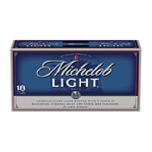 Michelob Light Beer 12 Oz Standard & Slimline 18pk