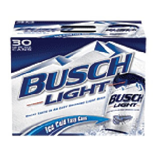 Busch Light Beer 12 Oz 30pk