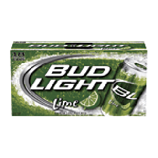 Bud Light Lime premium light beer with the refreshing taste of lim18pk