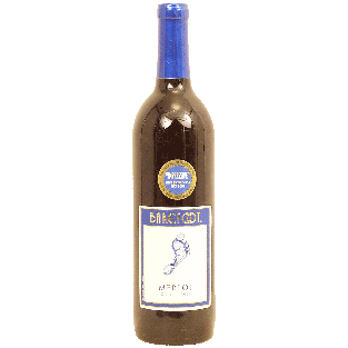 Barefoot  merlot wine of California, 13% alc. by vol. 750ml