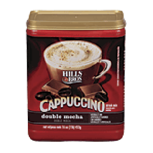 Hills Bros Cappuccino Drink Mix Double Mocha 16-oz