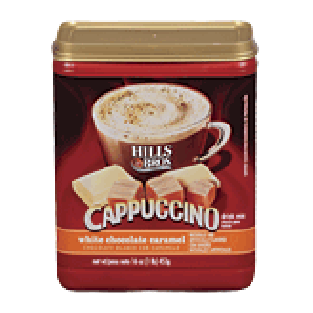 Hills Bros Cappuccino Drink Mix White Chocolate Caramel 16-oz