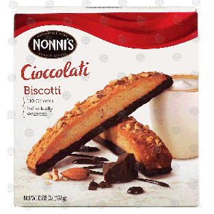 Nonni's Biscotti cioccolati, individually wrapped 6.88oz
