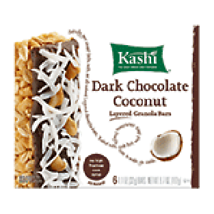 Kashi  dark chocolate coconut layered granola bars, 6 bars 6.7oz