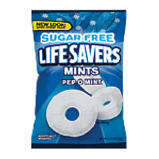 Life Savers Candy Pep-O-Mint Sugar Free 2.75oz