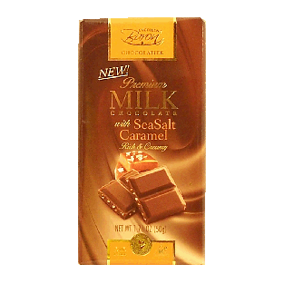 Baron Excellent Chocolatier milk chocolate with sea salt & carame1.7oz