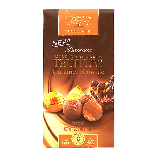 Baron Excellent Chocolatier milk chocolate truffles caramel brow 5.25oz