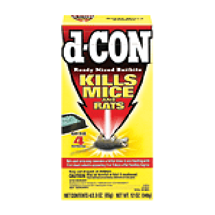 D-con Kills Mice & Rats ready mixed baitbits trays 4 ct 12oz