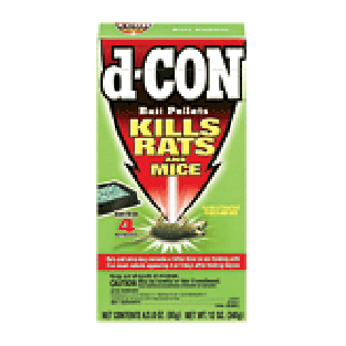 D-con Kills Rats bait pellets trays 4 ct 12oz