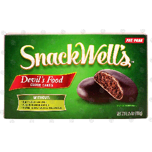 Snack Well's  devil's food cookie cakes, fat free 6.75oz