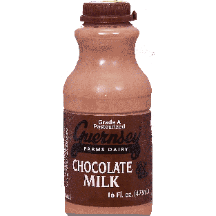 Guernsey Farms Dairy  chocolate milk, grade a, pasteurized 16fl oz