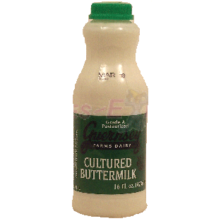 Guernsey Farms Dairy  cultured buttermilk, grade a, pasteurized16fl oz
