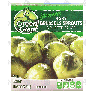 Green Giant Steamers baby brussels sprouts & butter sauce 10-oz