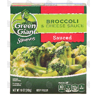 Green Giant  broccoli & cheese in flavored low fat sauce 10oz