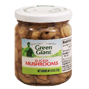 Green Giant  mushrooms sliced  4.5oz