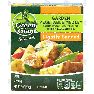 Green Giant Garden Vegetable Medley roasted potatoes, sugar snap pe8oz