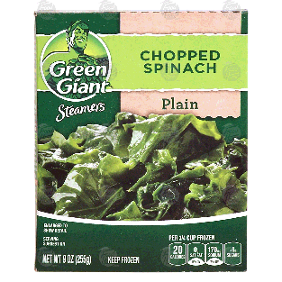 Green Giant  chopped spinach 9oz