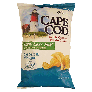 Cape Cod  sea salt & vinegar kettle cooked potato chips 8oz
