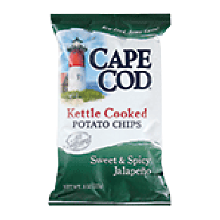 Cape Cod  sweet & spicy jalapeno flavored kettle cooked potato chip 8oz