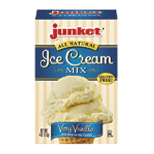 Junket  ice cream mix vanilla 4oz
