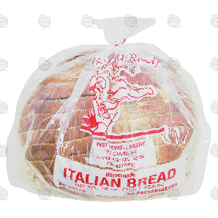 West Fenkell Bakery  sliced italian bread loaf 16oz